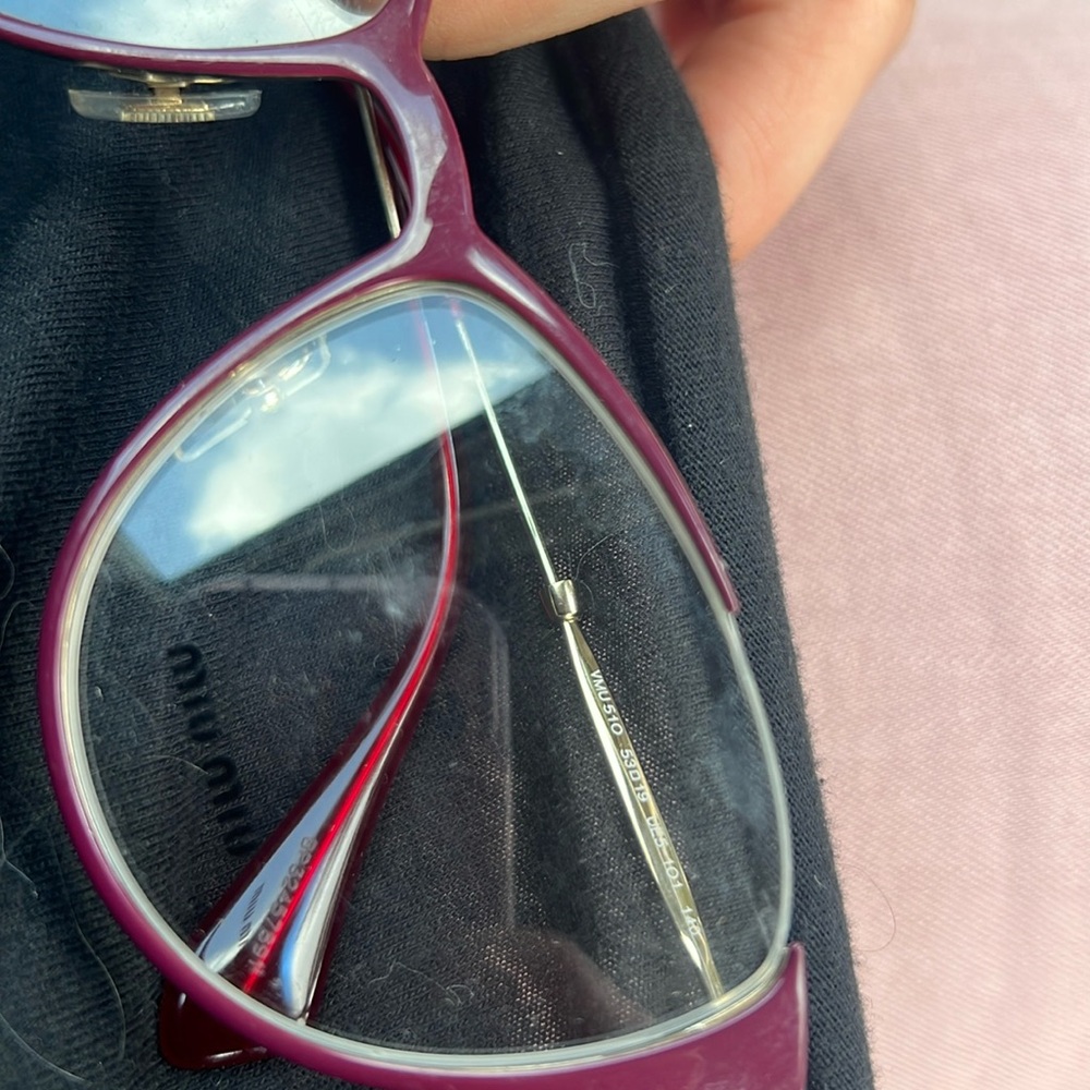 Miu miu glasses
